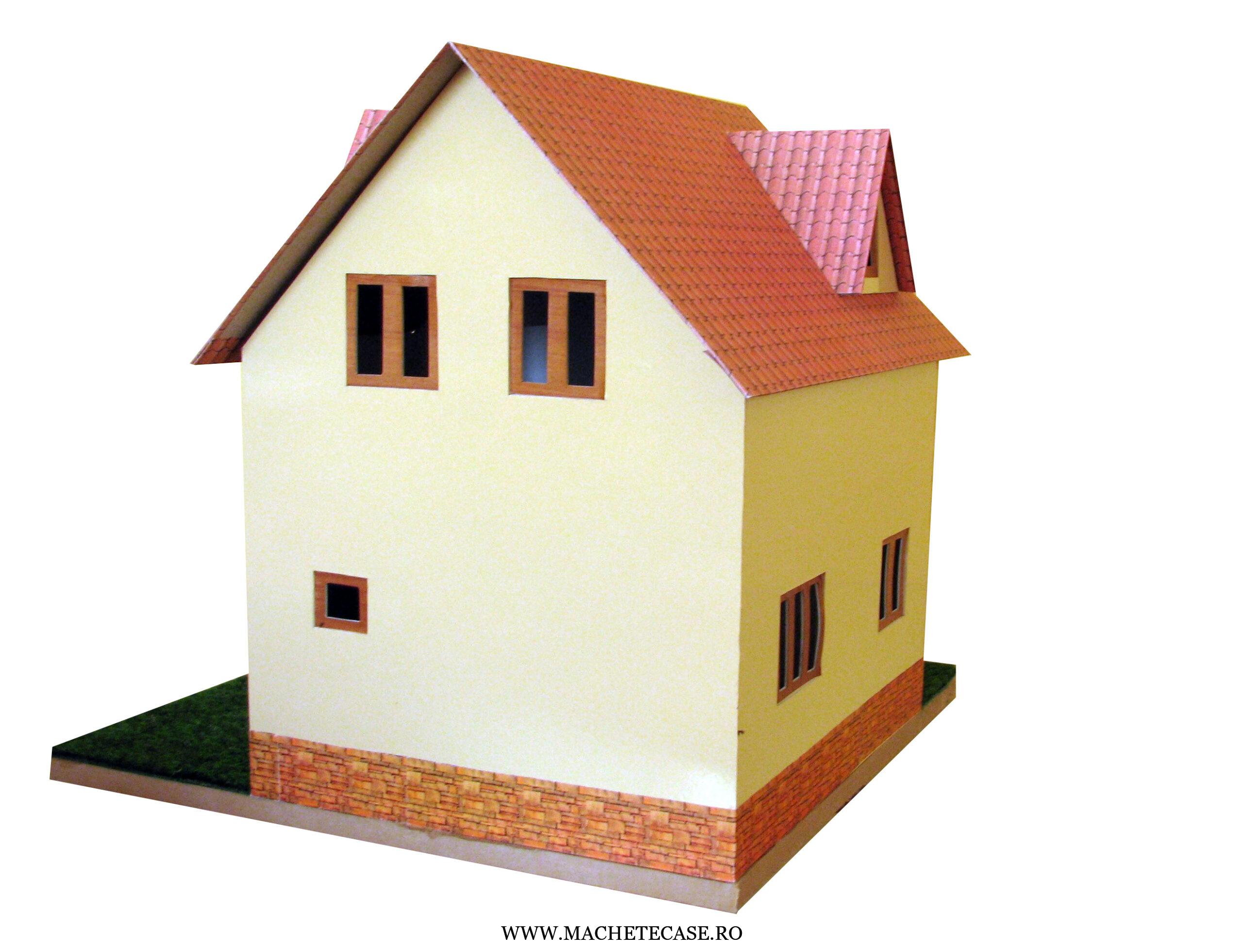Macheta arhitecturala casa cu etaj
