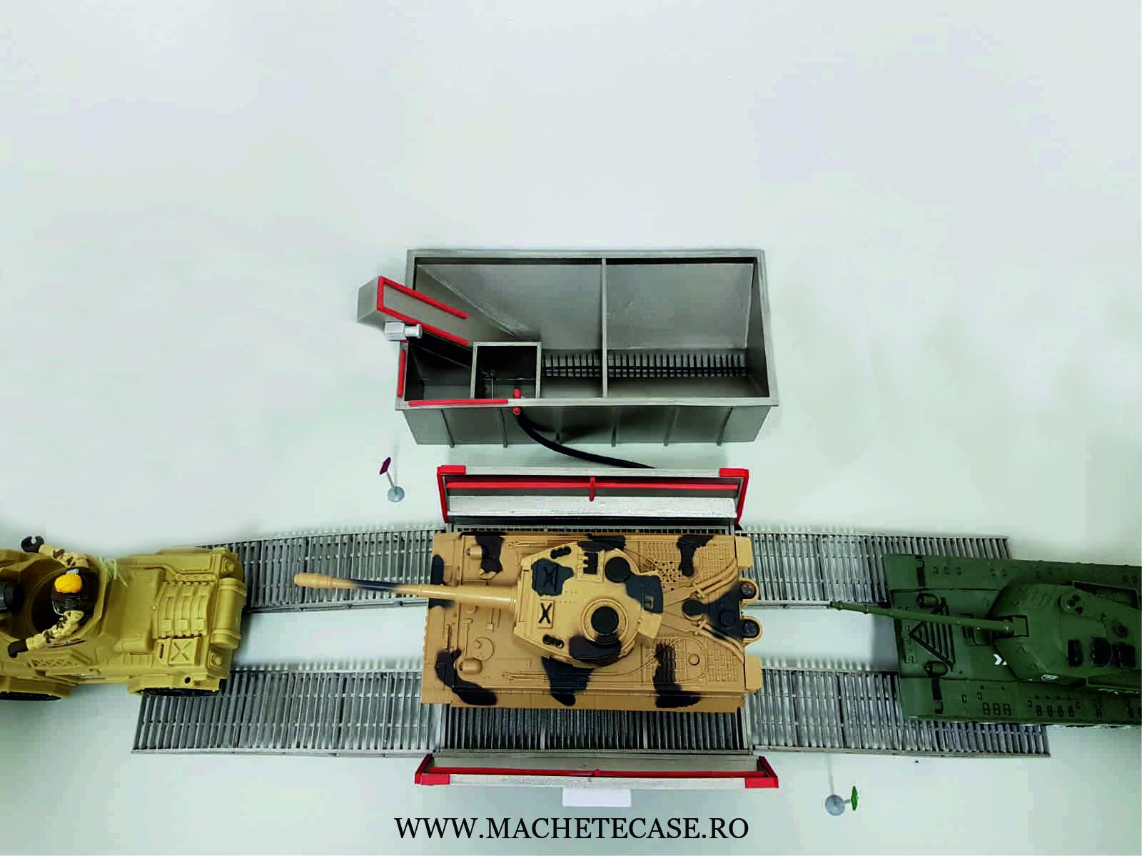 Machetă instalație de curățat tancuri