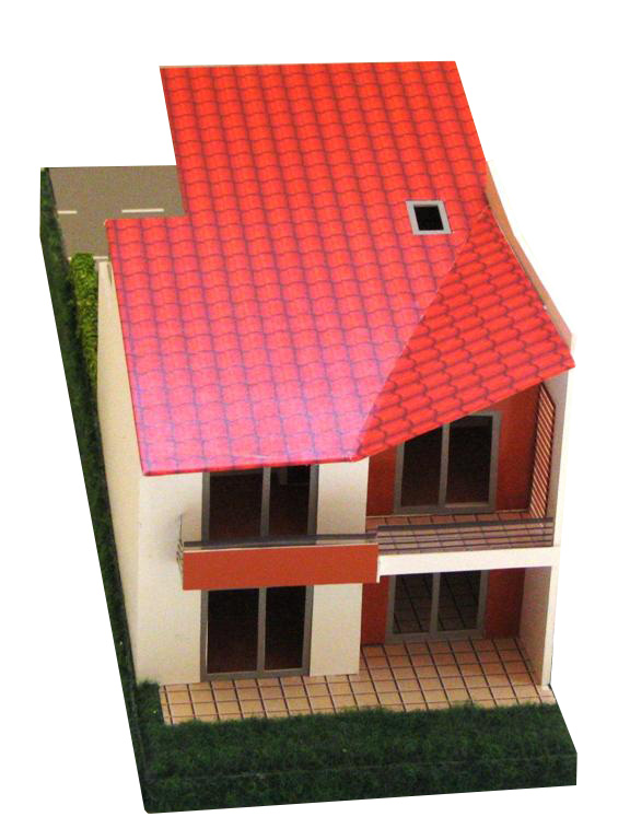 Machete case înșiruite cartier rezidential