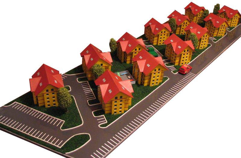 Proiect Kadna - Machetă cartier de blocuri