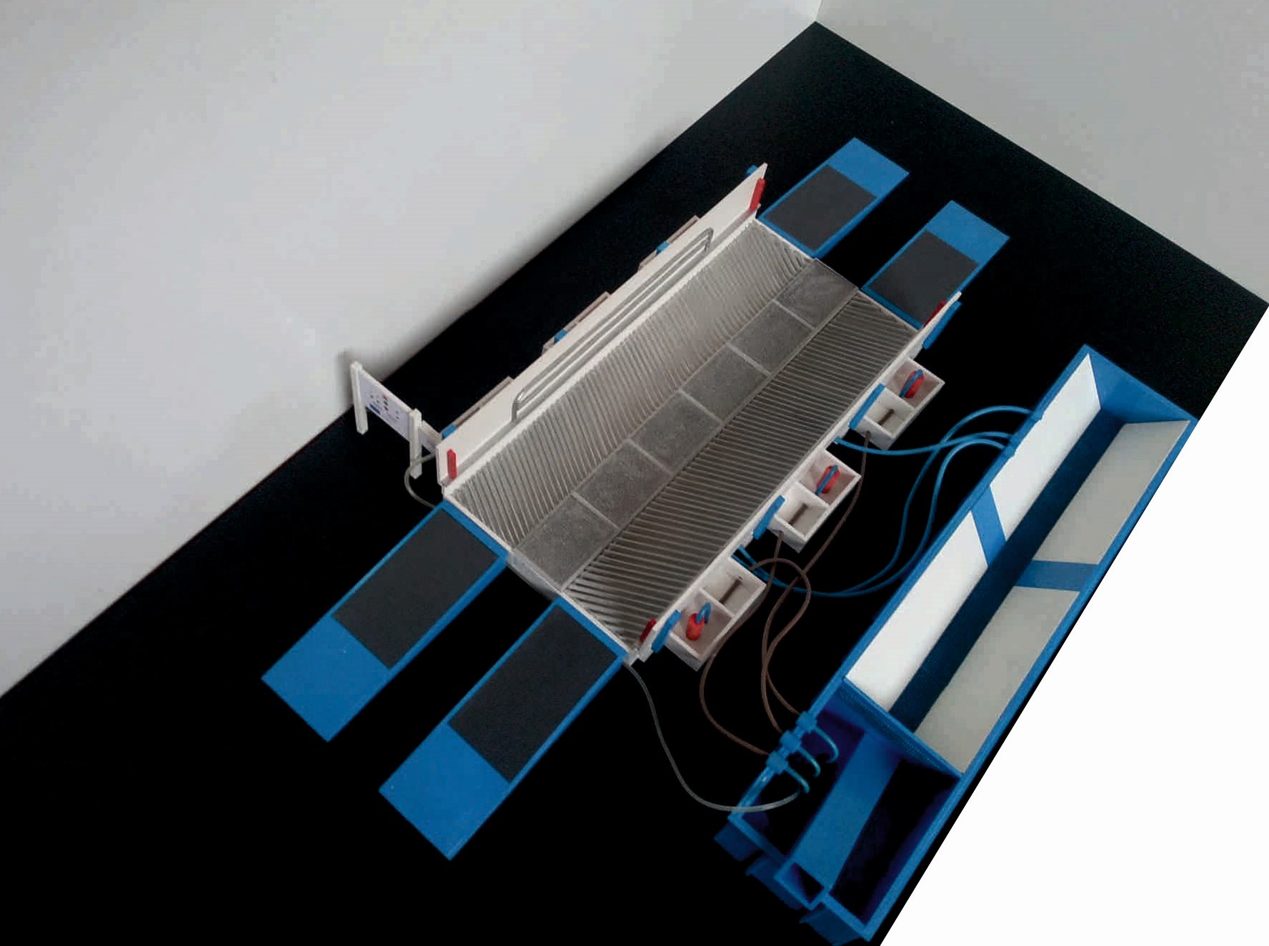 Macheta instalatie de spalare camioane